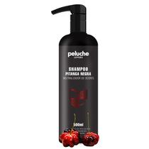 Shampoo Pet Eliminador de Odores para Cães e Gatos Peluche Pitanga Negra 500ml Brilho e Perfume