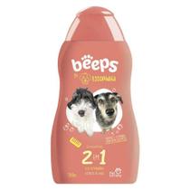 Shampoo Pet Society Beeps Estopinha 2 em 1 Extrato de Aveia