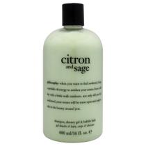 Shampoo Philosophy Citron and Sage 473 ml 3 em 1 unissex