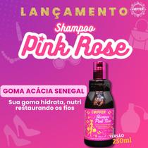 Shampoo Pink Rose Premium Coiffer 250ml Regenera e Hidrata