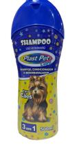 Shampoo Plast Pet Care 3 em 1 p/ Cães 500ml