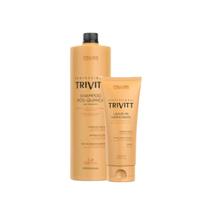Shampoo Pós Química 1L + Leave-in Hidratante 200ml Trivitt