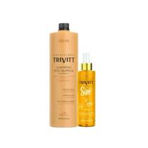 Shampoo Pós Química 1L + Protetor Solar Sun 120ml Trivitt - Itallian Hairtech