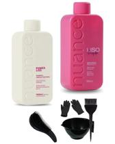 Shampoo Power Liss Limpeza Profunda + Escova L. Perfeito Nuance Professional 1L Shampoo Power Liss Limpeza Profunda + Escova L. Perfeito Nuance Professional 1L