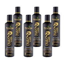 Shampoo Prime Hair Cavalo Dourado Reconstrução Brilho e Fortalecimento 270ml (Kit com 6)