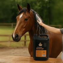 Shampoo Prizer Horse 5L para Cavalos Limpeza Suave Hidratação Brilho e Fortalecimento Higienização
