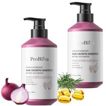 Shampoo ProBviva Onion & Rosemary Hair Growth 500mL (pacote com 2)