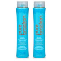 Shampoo Pure Brazilian Anti-Frizz com Queratina, Óleo de Argan 400mL