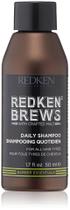 Shampoo Redken Brews, limpador leve diário, 50 ml, masculino