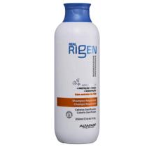 Shampoo Reparador Alfaparf Real Rigen 250ml Limpeza e Nutrição para Cabelos Danificados e Quimicamente Tratados