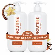 Shampoo Routine Wellness, antiadelgaçante, 414 ml, bloqueador de biotina e DHT