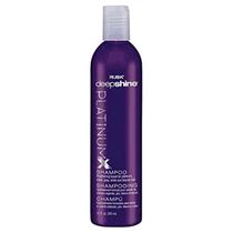 Shampoo RUSK Deepshine Platinum 355ml de limpeza suave