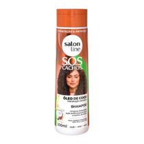 Shampoo S.o.s Coco Tratamento Cachos Salon Line 300ml