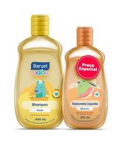 Shampoo + sabonete líquido infantil baby suave - baruel