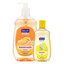 Shampoo + sabonete líquido infantil baby suave - baruel