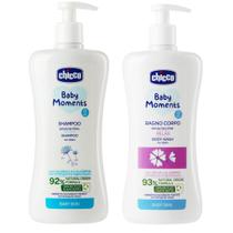 Shampoo + Sabonete Líquido Relaxante 500ml Baby Moments Chicco