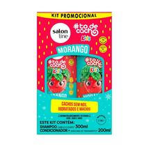 Shampoo Salon line Todecacho Kids Morango + Condicionador Shampoo Salon line Todecacho Kids Morango + Condicionador