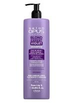 Shampoo Salon Opus Blond Expert Cless 1L Hidrata Matiza e Realça a Cor de Cabelos Loiros e Grisalhos