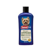 Shampoo Sanol Antipulgas Para Cães 500ml