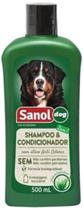Shampoo Sanol Dog Cães Citrus 2 Em 1- 500 Ml