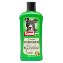 Shampoo Sanol Dog Pelos Escuros para Cães - 500 mL