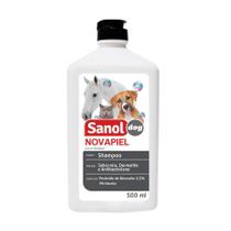 Shampoo Sanol Novapiel para Cachorro e Gatos - 500ml - Sanol Dog
