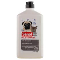 Shampoo Sanol Pele Sensível 500Ml - SANOL DOG