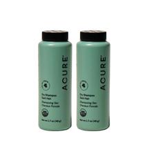 Shampoo seco Acure Mini Powder 50mL para mulheres com cabelos castanhos Shampoo seco Acure Mini Powder 50mL para mulheres com cabelos castanhos