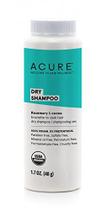 Shampoo Seco Acure - Morena para Cabelo Escuro 100% vegano Orgânicos Certificados de cuidados capilares orientados para o desempenho Cacau & Alecrim - Absorve Óleo e Remove Impurezas Sem Água 1.7 Fl Oz