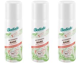 Shampoo seco Batiste Bare Mini Travel Size 50 ml (pacote com 3)