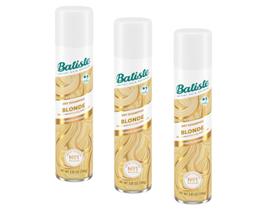 Shampoo seco Batiste Brilliant Blonde 112 ml, pacote com 3