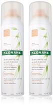 Shampoo Seco c/ Leite de Aveia, Natural e Hidratante, Livre d/ Parabenos e Sulfatos, p/ Todos os Tipos de Cabelo - Klorane