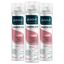 Shampoo Seco Candy Above 150ml 03 unidades Shampoo Seco Candy Above 150ml 03 unidades