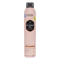 Shampoo seco HASK Óleo de coco nutritivo 240 mL absorve óleo