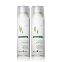 Shampoo seco Klorane com leite de aveia ultra-suave 100mL x2