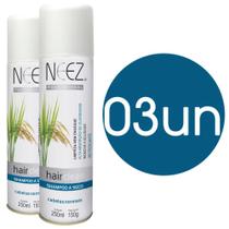 Shampoo Seco Neez Cabelos Normais 250ml 03 Unidades Shampoo Seco Neez Cabelos Normais 250ml 03 Unidades