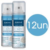 Shampoo Seco Neutral Above Pocket 50ml 12 unidades Shampoo Seco Neutral Above Pocket 50ml 12 unidades