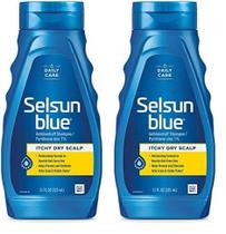 Shampoo Selsun Blue Itchy Dry Scalp anti-caspa 325 ml (pacote com 2)