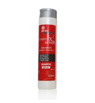 Shampoo Sem Sal, pH 5,0 Crescimento, Proteção e Realce da cor, Complex Bomb Girass Professionnel 320ml.