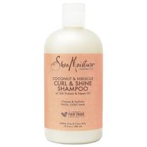 Shampoo SheaMoisture Curl and Shine Coconut 385 ml para cabelos cacheados