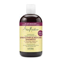 Shampoo SheaMoisture Fortalece e restaura cabelos danificados 385 ml