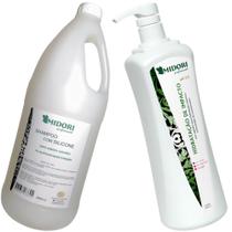 Shampoo Silicone 2l Condicionador Hidratação Impacto 1l
