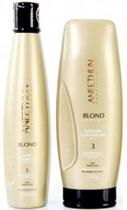 Shampoo Silver e Máscara Iluminadora Aneethun Blond System