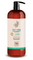 Shampoo Soapbox Tea Tree 1L sem sulfato, sem parabenos, vegano
