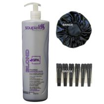 Shampoo spa blond loiros, coloridos ou grisalhos soupleliss aminoácidos 1000ml