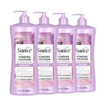 Shampoo Suave Bonding Infusion Purple Toning 800 mL, pacote com 4