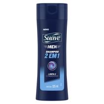 Shampoo suave men 2 em 1 limpa e condiciona com 325ml