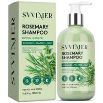 Shampoo Svvimer Rosemary Hair Growth 350 ml com biotina e melaleuca