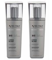 Shampoo Tec Italy Lumina Silver 2x300ml para Cabelos Grisalhos Shampoo Tec Italy Lumina Silver 2x300ml para Cabelos Grisalhos
