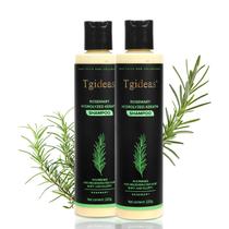 Shampoo Tgideas Organic Rosemary Hair Growth 220mL, 2 pacotes Shampoo Tgideas Organic Rosemary Hair Growth 220mL, 2 pacotes